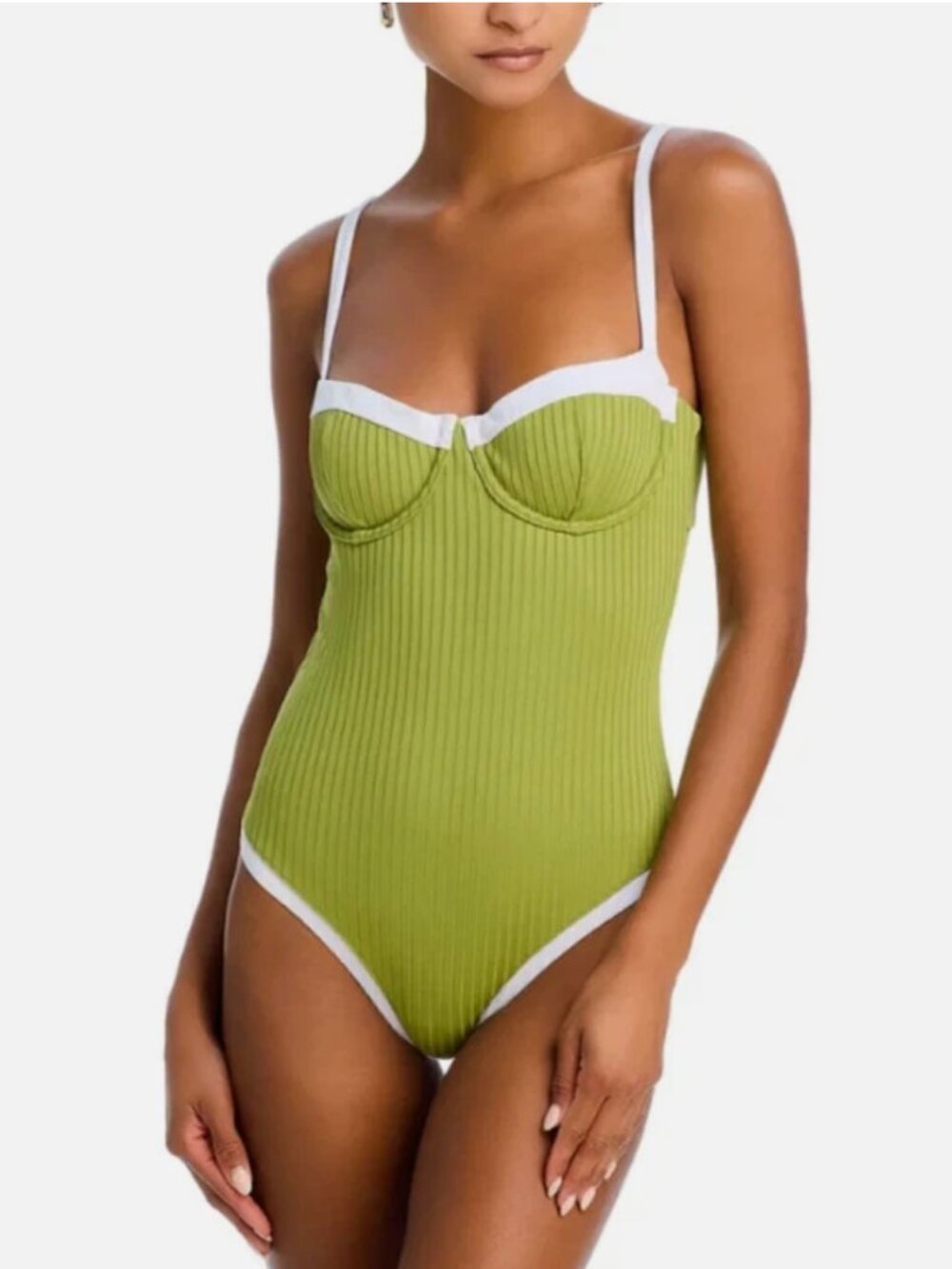 AQUA Underwire One Piece Swimsuit XS-MSRP $108